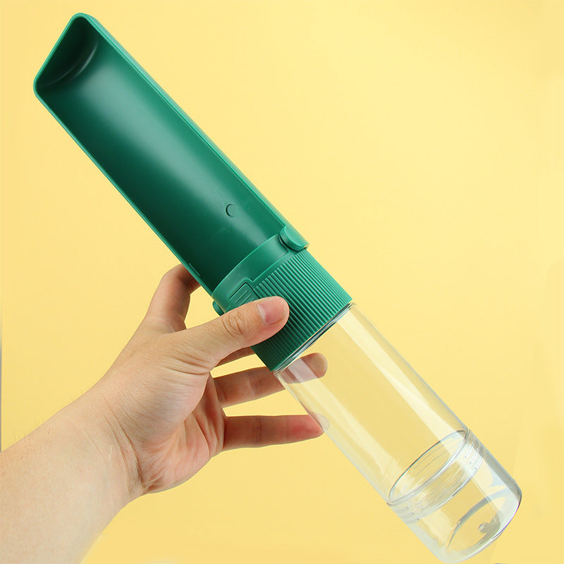 Bouteille d’eau pour chien 2-en-1 – Idéale pour les sorties