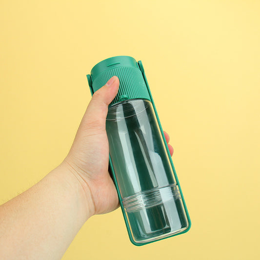 Bouteille d’eau pour chien 2-en-1 – Idéale pour les sorties