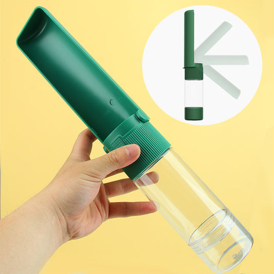 Bouteille d’eau pour chien 2-en-1 – Idéale pour les sorties